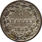 Reverse Kreuzer 1849
