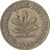 Reverse 2 Pfennig 1968 J