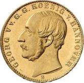 Obverse 1/2 Krone 1862 B