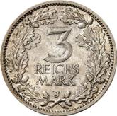 Reverse 3 Reichsmark 1931 J