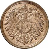 Reverse 1 Pfennig 1896 D
