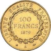 Reverse 100 Francs 1879 A