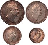 Obverse Coin set 1833 Maundy