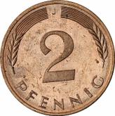 Obverse 2 Pfennig 1994 J