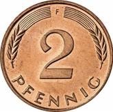 Obverse 2 Pfennig 1998 F
