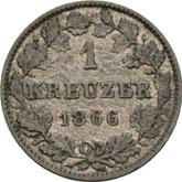 Reverse Kreuzer 1866