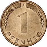 Obverse 1 Pfennig 1971 F