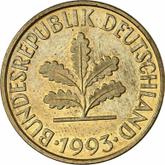 Reverse 10 Pfennig 1993 A