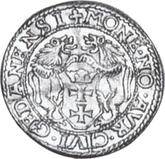 Reverse Ducat 1552 Danzig