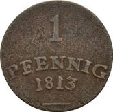 Reverse 1 Pfennig 1813