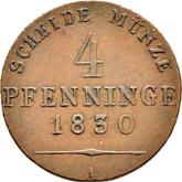 Reverse 4 Pfennig 1830 A