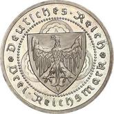 Obverse 3 Reichsmark 1930 A Vogelweide