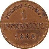 Reverse 1 Pfennig 1868