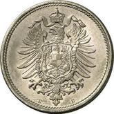 Reverse 10 Pfennig 1875 E