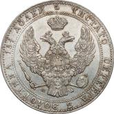 Obverse 3/4 Rouble - 5 Zlotych 1839 MW