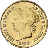 Obverse 4 Pesos 1863