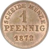 Reverse 1 Pfennig 1872