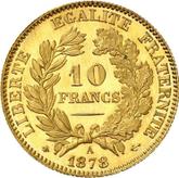 Reverse 10 Francs 1878 A