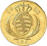 Reverse Ducat 1823 I.G.S.