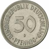 Obverse 50 Pfennig 1970 D