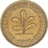 Reverse 5 Pfennig 1975 D