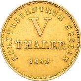 Reverse 5 Thaler 1840