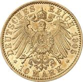 Reverse 10 Mark 1905 A Prussia