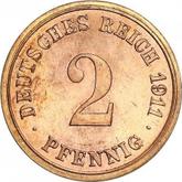 Obverse 2 Pfennig 1911 F