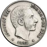Obverse 20 Centavos 1885