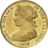 Obverse 100 Reales 1858