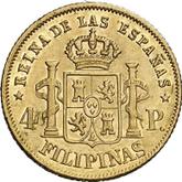 Reverse 4 Peso 1862