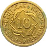 Obverse 10 Reichspfennig 1924 A
