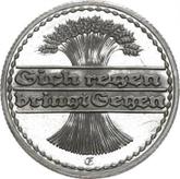 Reverse 50 Pfennig 1922 E