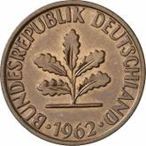 Reverse 2 Pfennig 1962 D