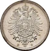 Reverse 20 Pfennig 1876 D