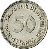Obverse 50 Pfennig 1973 J