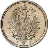 Reverse 10 Pfennig 1876 J