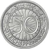 Reverse 50 Reichspfennig 1927 A