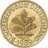 Reverse 10 Pfennig 1989 J
