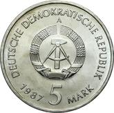 Reverse 5 Mark 1987 A Nikolaiviertel