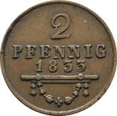 Reverse 2 Pfennig 1833