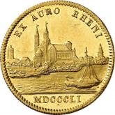 Reverse Ducat MDCCCLI (1851)