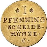 Reverse 1 Pfennig 1818 C