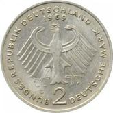 Reverse 2 Mark 1969 G Konrad Adenauer