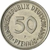 Obverse 50 Pfennig 1972 F