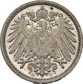 Reverse 5 Pfennig 1903 G