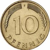 Obverse 10 Pfennig 1979 F