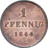 Reverse Pfennig 1844