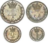Reverse Coin set 1822 Maundy