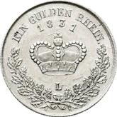 Reverse Gulden 1831 L